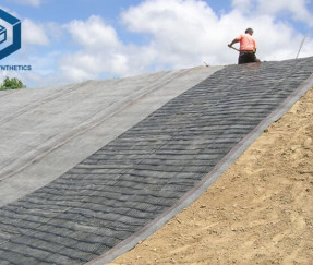 Grelha Geossintética BPM para Muro de Contenção