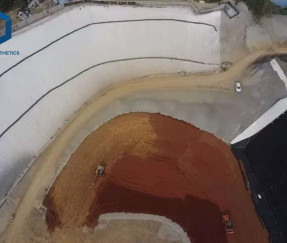 Fabricantes de revestimentos de argila geossintética para lagos de rejeitos minerários, BPM Geosynthetics.