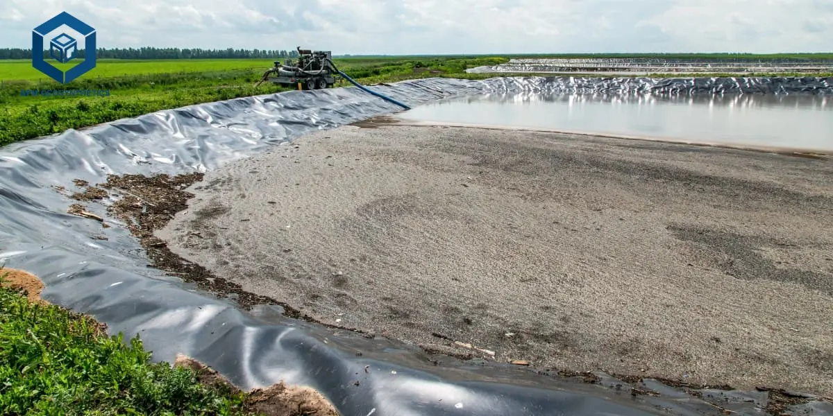 Geomembraanfolie voor reservoirs