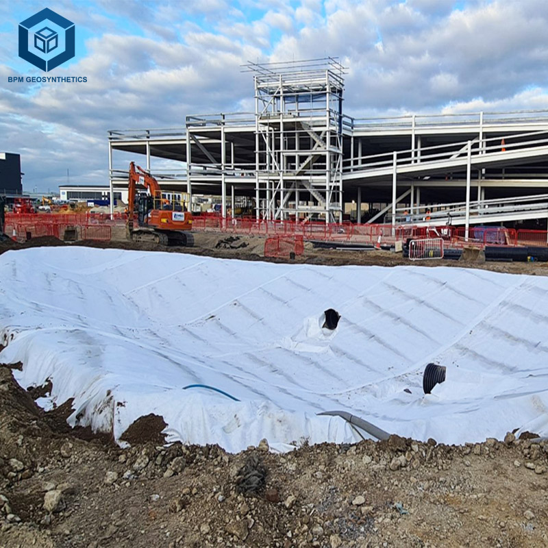 6 oz Woven Geotextile Fabric for Retaining Walls