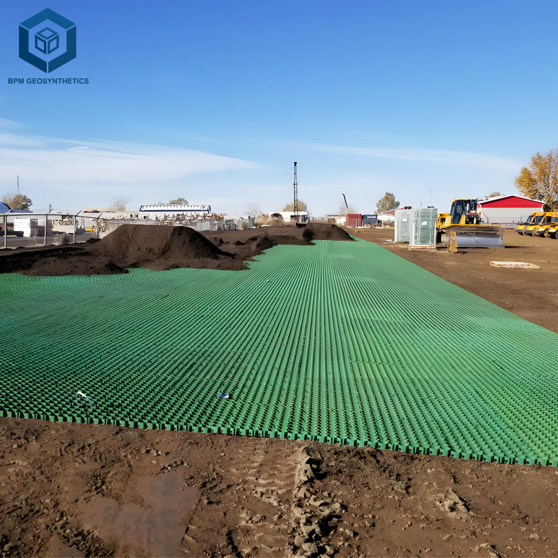 Hệ thống trải cỏ hỗ trợ tải trọng xe cộ