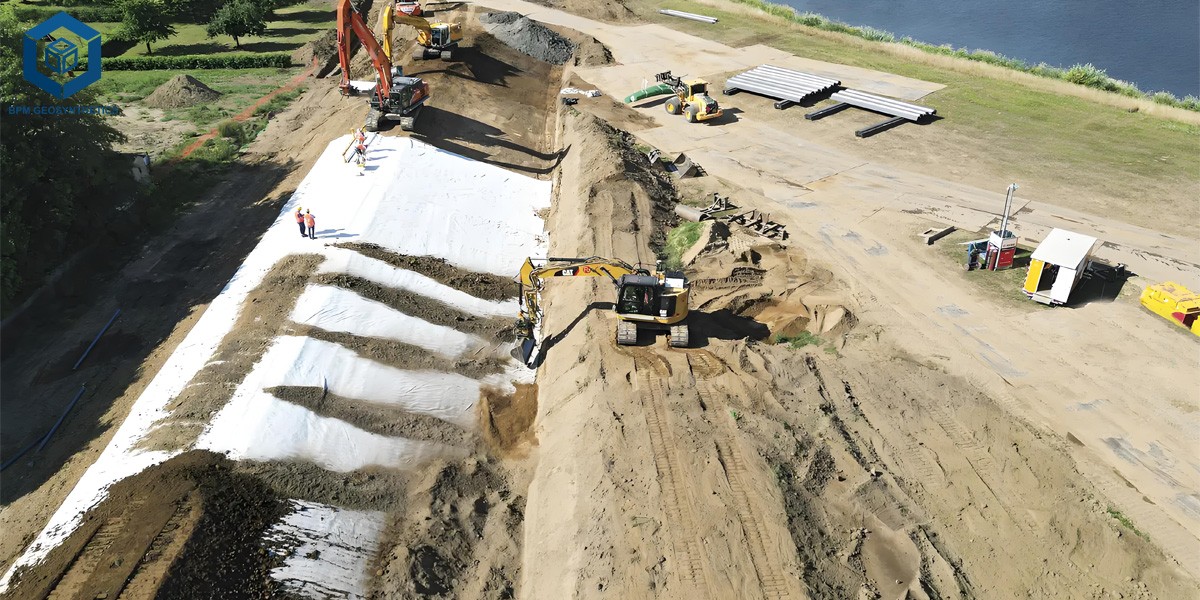 Bentoniet vijverfolie